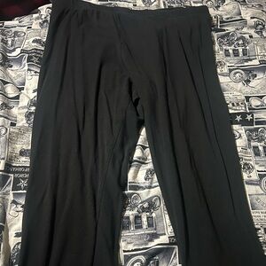 Black Wide-Leg Pants